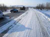 В Барнауле снег и проблемы на дорогах