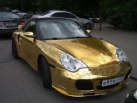 Porsche 911 - золотом не испортить (5 фото)