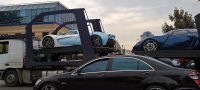 Marussia B2 неожиданная встреча на автовозе (Фотографии)
