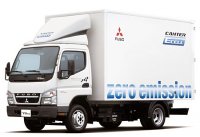 Mitsubishi тестирует электрический грузовик Canter E-Cell
